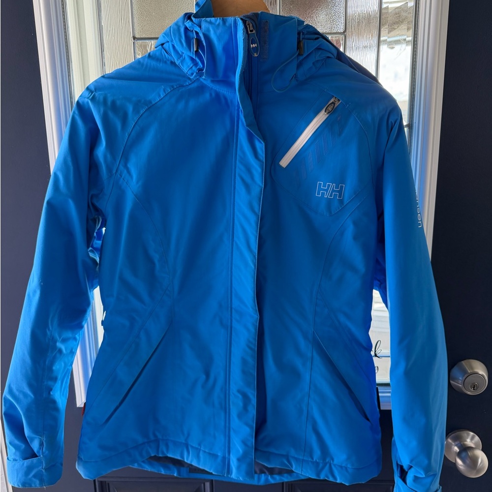 Helly Hansen Women's Blue Waterproof Hooded Jacket
